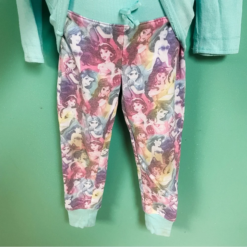 Disney x Jumping Beans Multicolor Princess Dream Big Top & Legging Set Size 4/5*